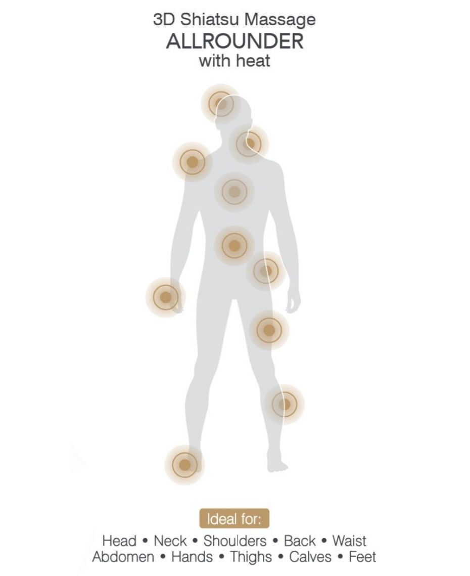 Wahl 3d shiatsu sales air pressure foot massager